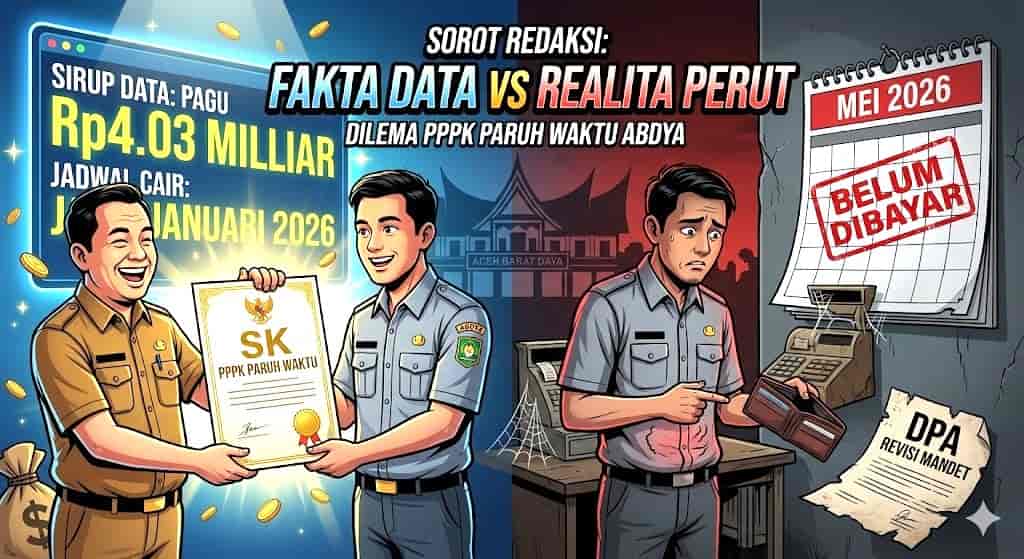 Fakta Kertas vs Fakta Perut: Misteri Anggaran Gaji PPPK Paruh Waktu Abdya