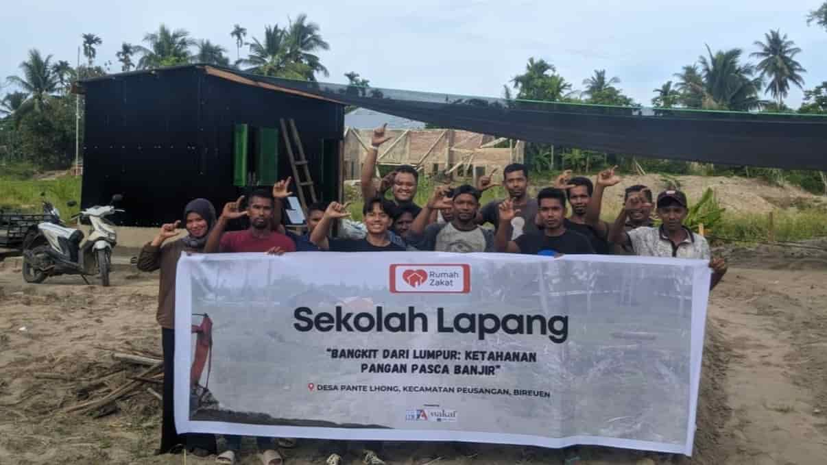 Bangkit dari Lumpur Pante Lhong 2026, Sekolah Lapang Dorong Pemulihan Lahan dan Ketahanan Pangan Pasca Banjir Aceh