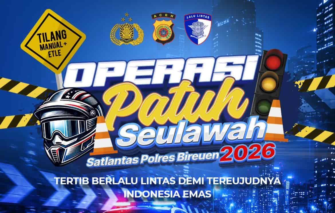 Balap Liar hingga Knalpot Brong Jadi Target Operasi Patuh Seulawah 2026