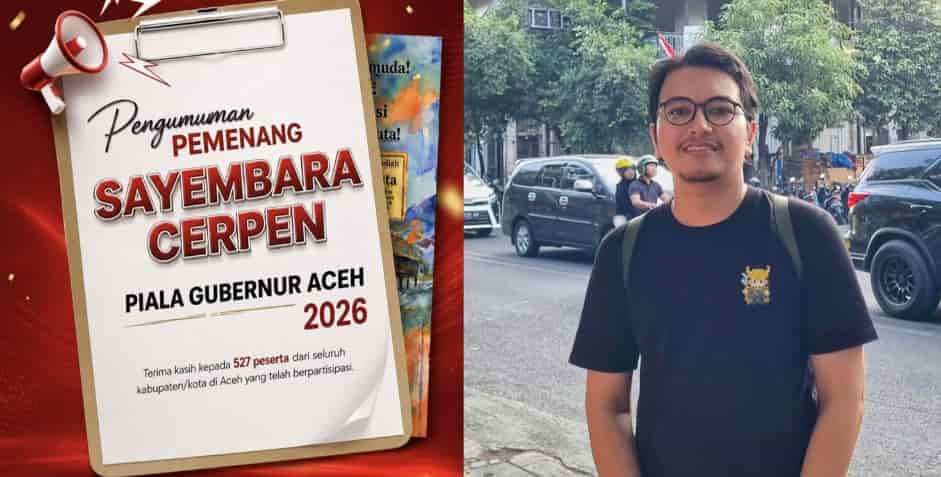 Haikal Riza Raih Juara Favorit Sayembara Cerpen Piala Gubernur Aceh 2026