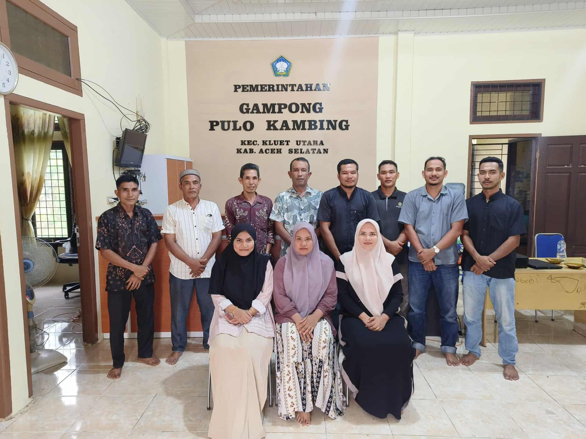 Sosialisasi Tupoksi Perangkat Desa dan Tata Kelola Administrasi Gampong Digelar di Pulo Kambing