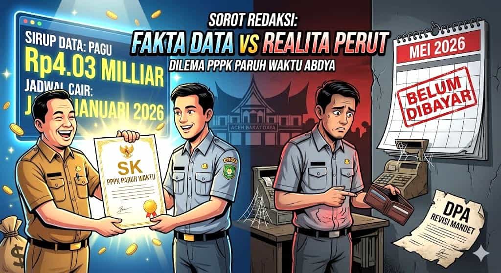 Fakta Kertas vs Fakta Perut: Misteri Anggaran Gaji PPPK Paruh Waktu Abdya