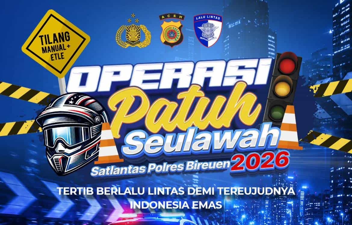 Balap Liar hingga Knalpot Brong Jadi Target Operasi Patuh Seulawah 2026