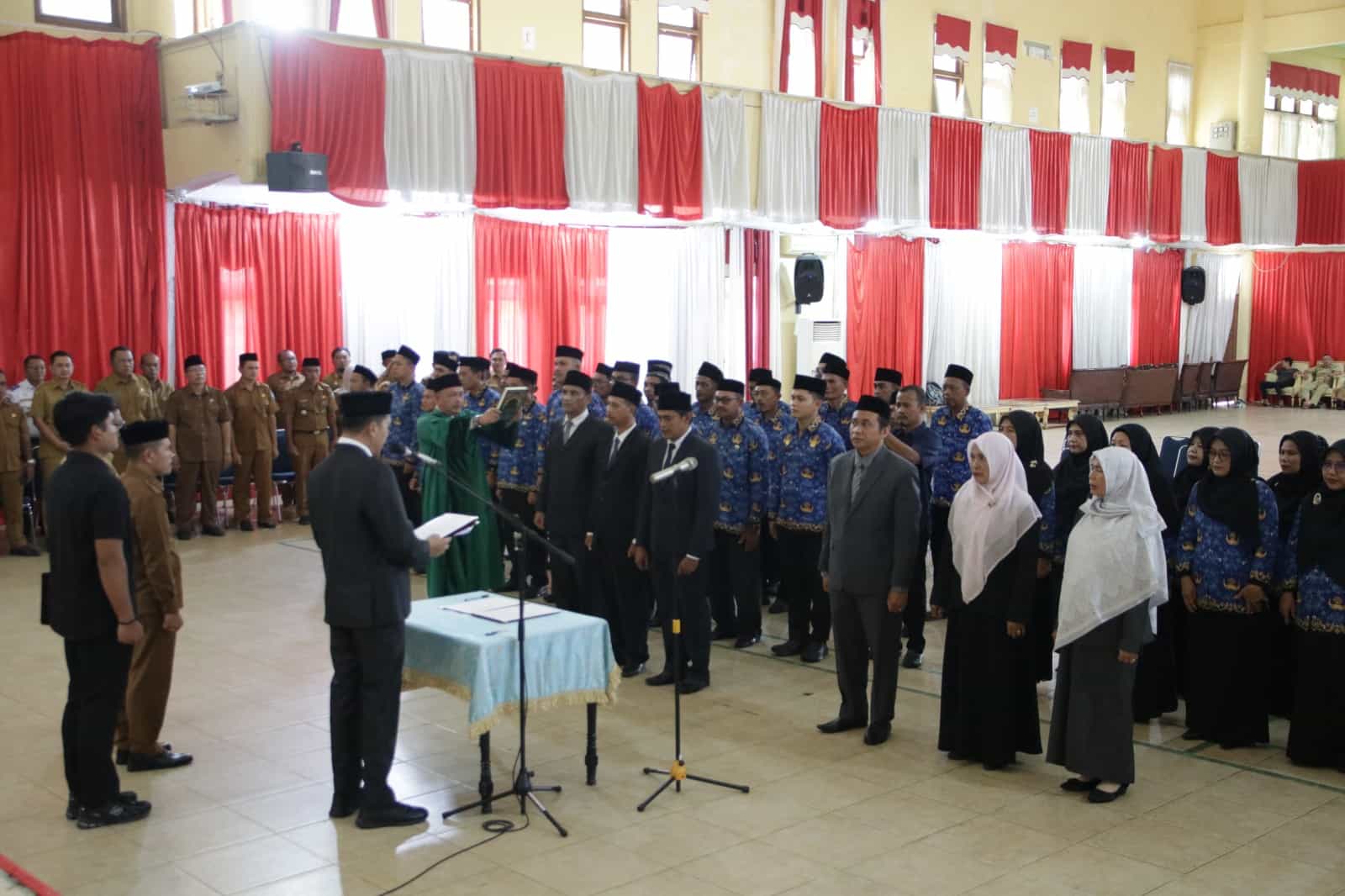 Lantik 57 Pejabat Bupati Aceh Selatan H. Mirwan MS, Rotasi Sejumlah Eselon III