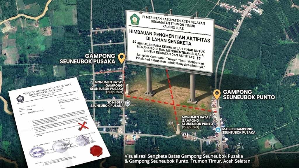 10 Bulan Terkatung-katung, Sengketa Tapal Batas Gampong di Trumon Timur pengaruhi Ekonomi Warga dan Rawan Konflik