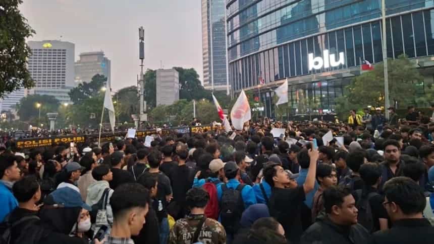 Ilustrasi aksi mahasiswa (Foto: NU Online/Haekal)