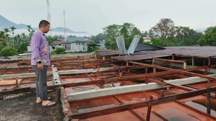 Cuaca Ekstrem di Dataran Tinggi, Angin Puting Beliung Sapu Rumah dan Musala di Bener Meriah