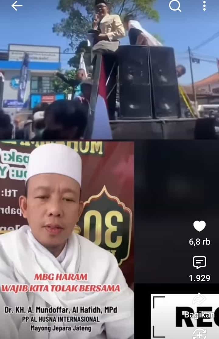 Viral! Pengasuh Ponpes di Jepara Tolak Program Makan Bergizi Gratis, Sebut Haram karena Dugaan Korupsi