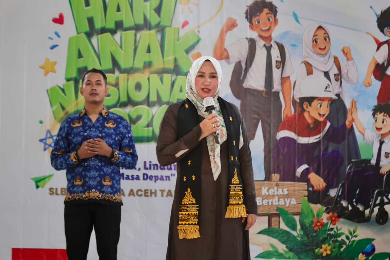 Penuh Haru di Hari Anak Nasional, Kak Na Bagikan Kisah Rawat ‘Anak Surga’ Bersama Siswa SLB Aceh Tamiang