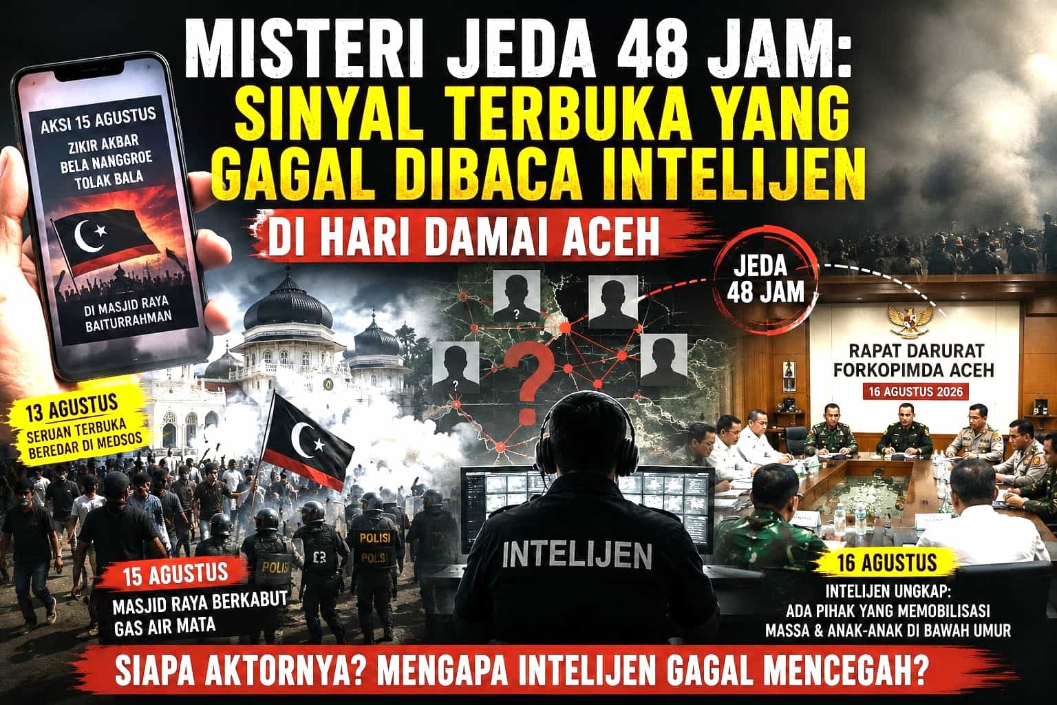 Sinyal Terbuka yang Gagal Dibaca Intelijen Negara di Hari Damai Aceh?