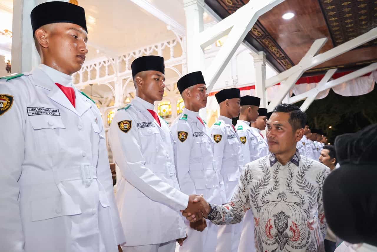 Sekda Aceh Beri Apresiasi Paskibraka 2026: Tugas Usai, Semangat Pengabdian Baru Dimulai