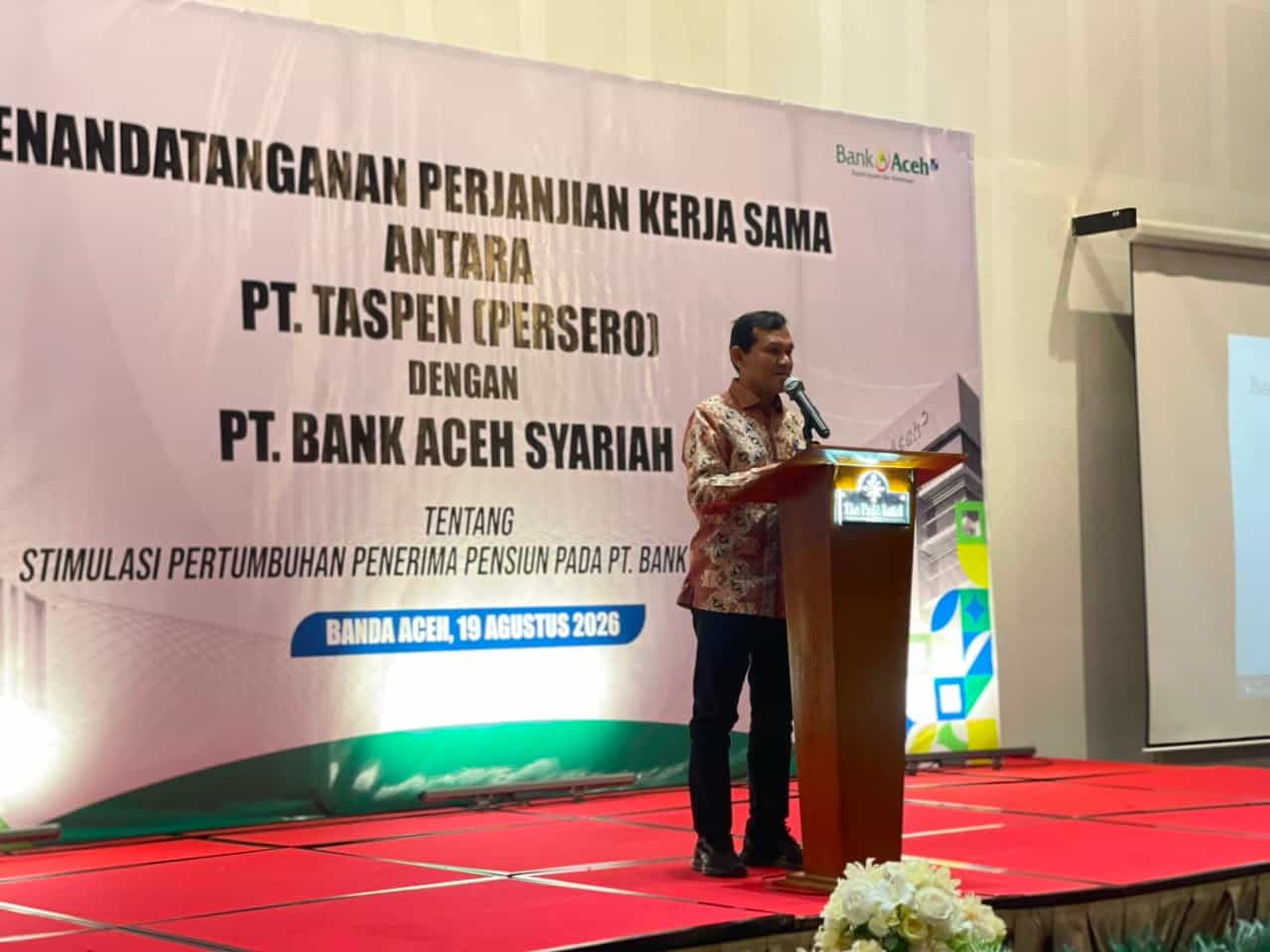Dukung Syariat Islam, Wagub Aceh Minta PT TASPEN Salurkan Zakat Lewat Baitul Mal