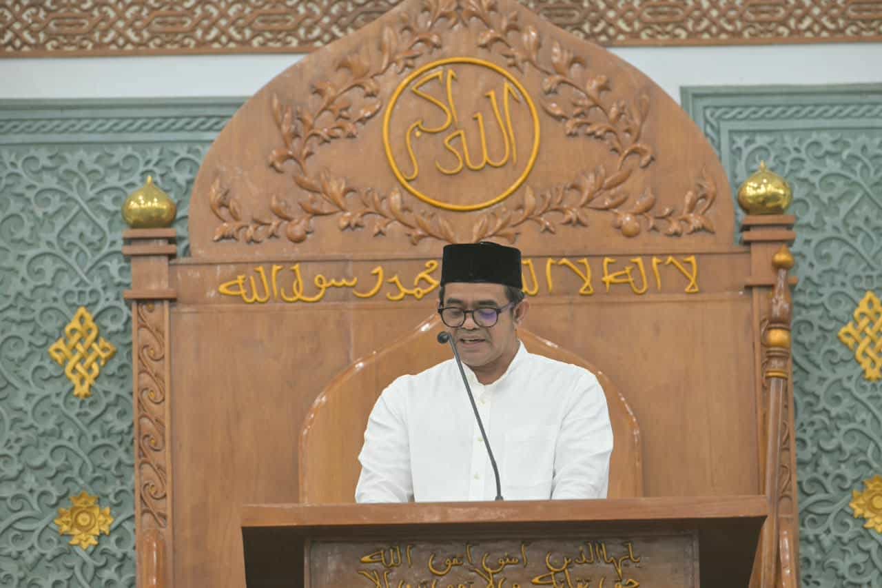Plt Sekda Aceh Hadiri Peringatan Maulid Nabi di Masjid Raya Baiturrahman, Bacakan Pesan Gubernur Muzakir Manaf
