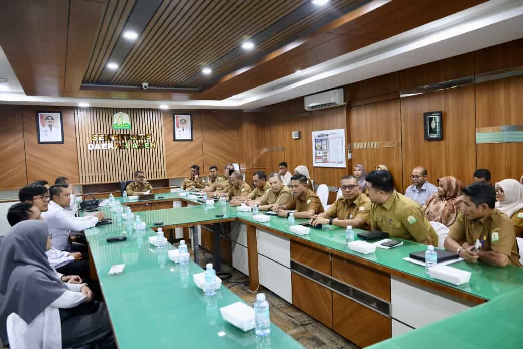 Dukung Transparansi dan Efektivitas Program, Plt Sekda Aceh Ikuti Entry Meeting Bersama BPK RI