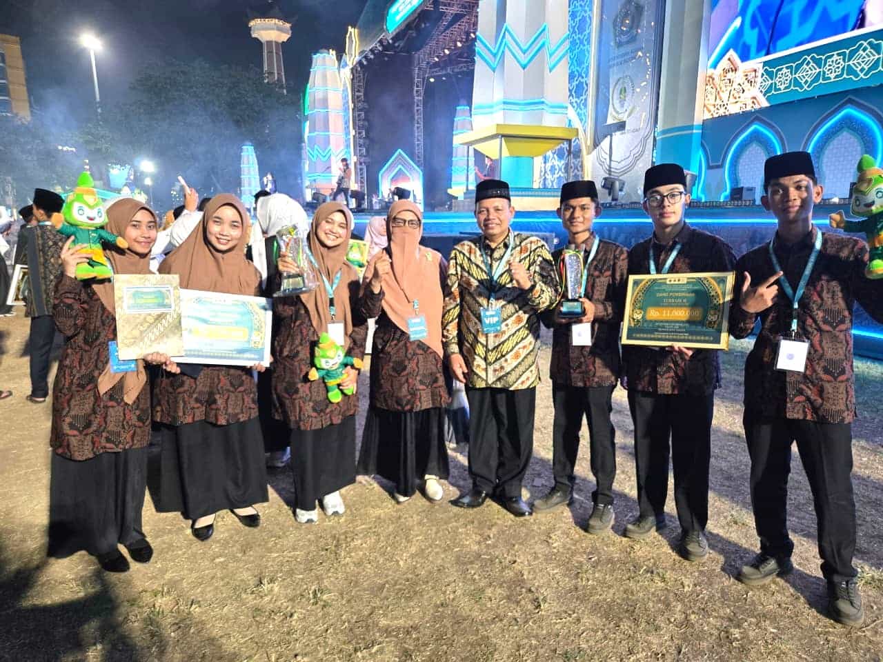 Gemilang di MTQ Nasional XXXI Semarang, Kafilah Aceh Sabet 4 Gelar Juara I dan Puluhan Kejuaraan