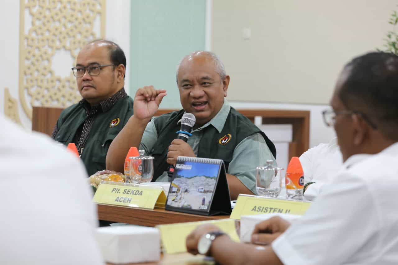 Antisipasi Curah Hujan Tinggi, Plt Sekda Aceh Dorong Percepatan Rehab-Rekon Pascabencana Hidrometeorologi