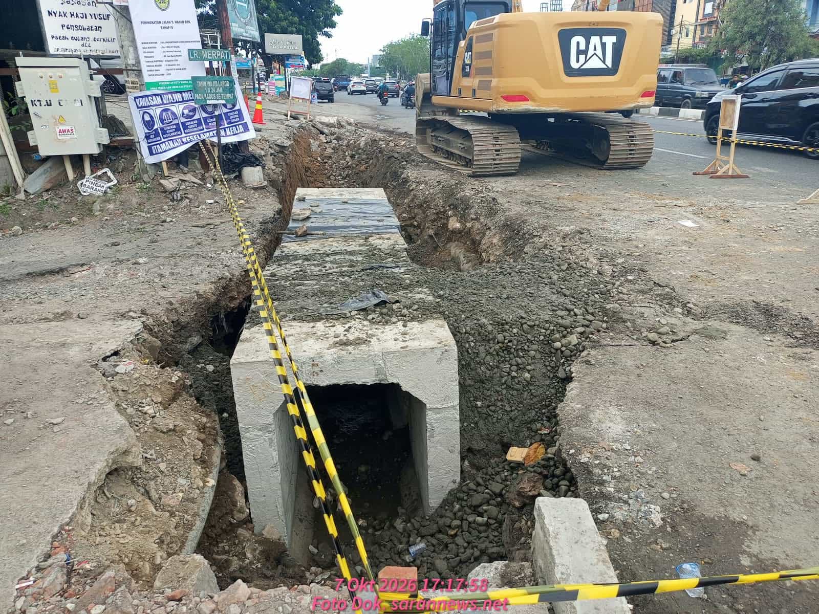 Proyek Peningkatan Jalan T. Hasan Dek Tahap IV Senilai Rp1,99 Miliar Mulai Dikerjakan Usai Sempat Ditender Ulang