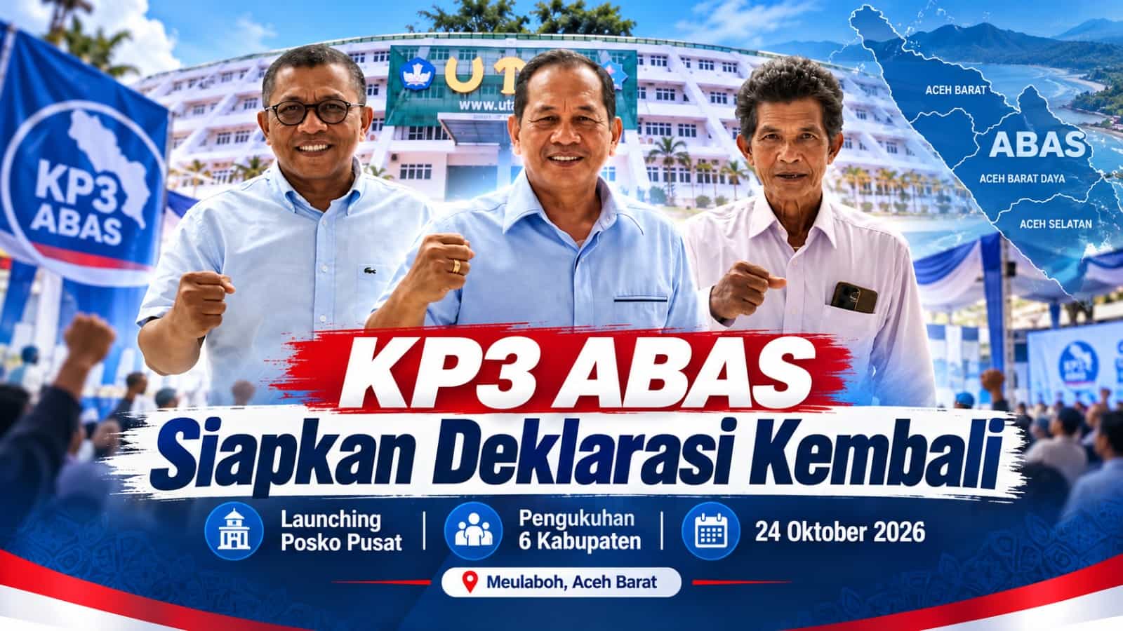 Perjuangan Provinsi ABAS Kembali Menguat, KP3 Jadwalkan Deklarasi dan Pengukuhan Pengurus Enam Kabupaten