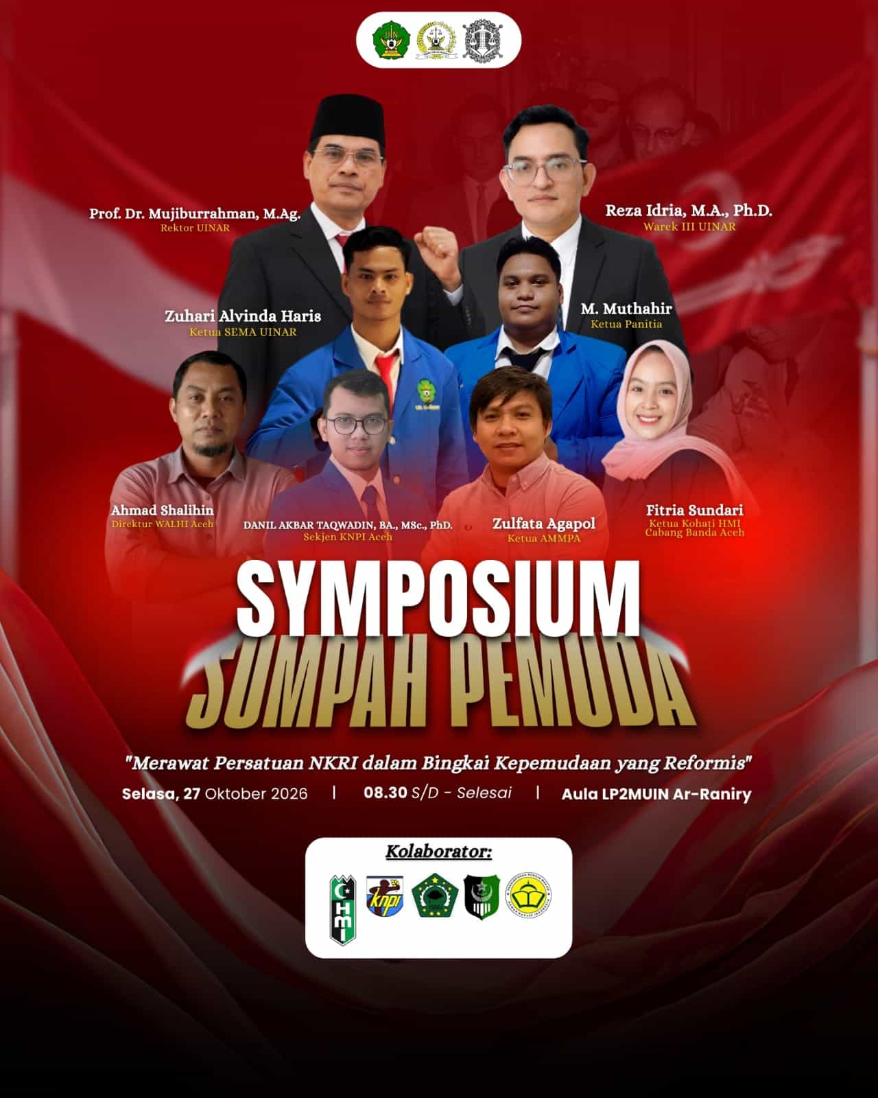SEMA UIN Ar-Raniry Akan Gelar Simposium Sumpah Pemuda Di Banda Aceh Bersama OKP & LSM