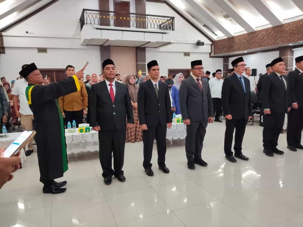 Pelantikan 10 Pejabat Pimpinan Tinggi Pratama di lingkungan Pemkab Aceh Utara