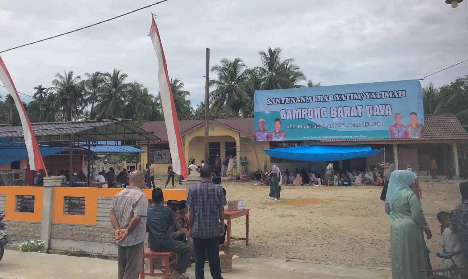 Sambut Ramadhan, Masyarakat Gampong Barat Daya Aceh Selatan Gelar Santunan Anak Yatim