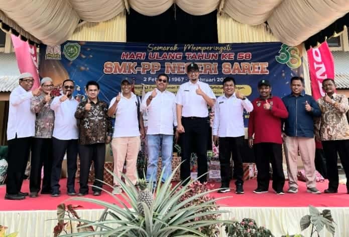 SMK PPN Saree Rayakan HUT Ke-58, Ini Penyampaian Kadisdik Aceh