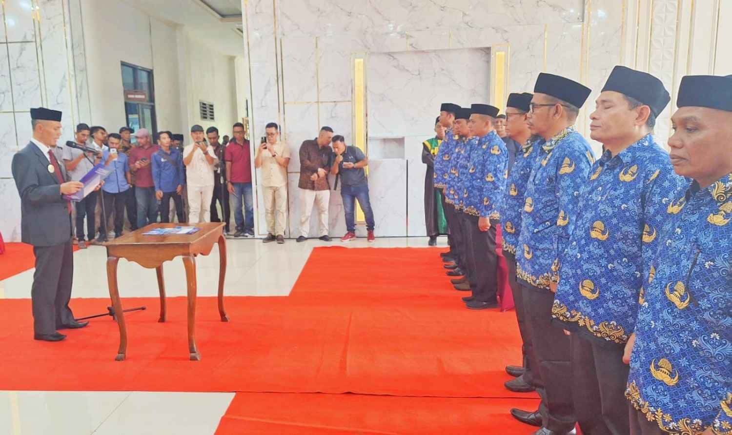 Wabup Zaman Akli Lantik Pejabat Eselon III, Ini Rotasi Perdana Dilakukan