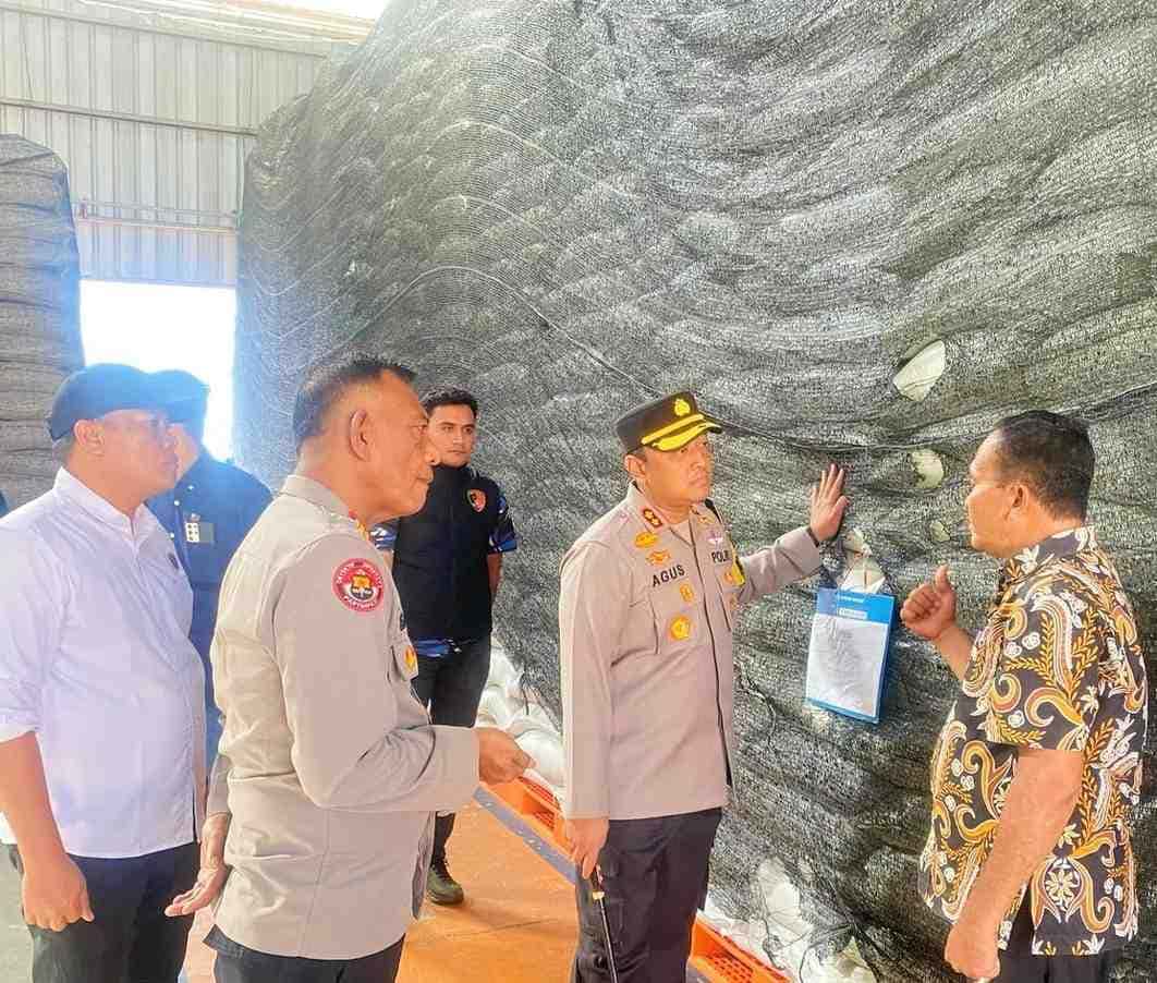 Pastikan Stok Beras Aman, Kapolres Abdya Monitor Gudang Bulog