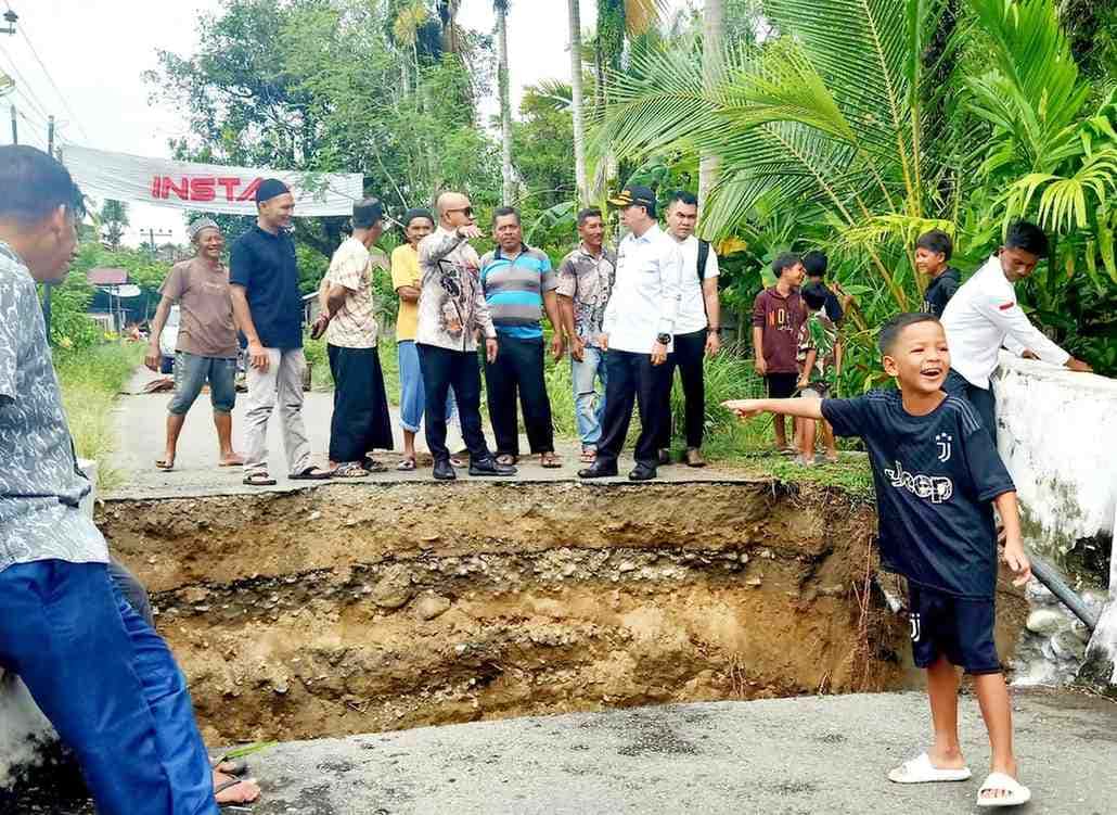 Ketua DPRK Abdya Minta Jembatan Terputus Penghubung Dua Desa Masuk Usulan 2026