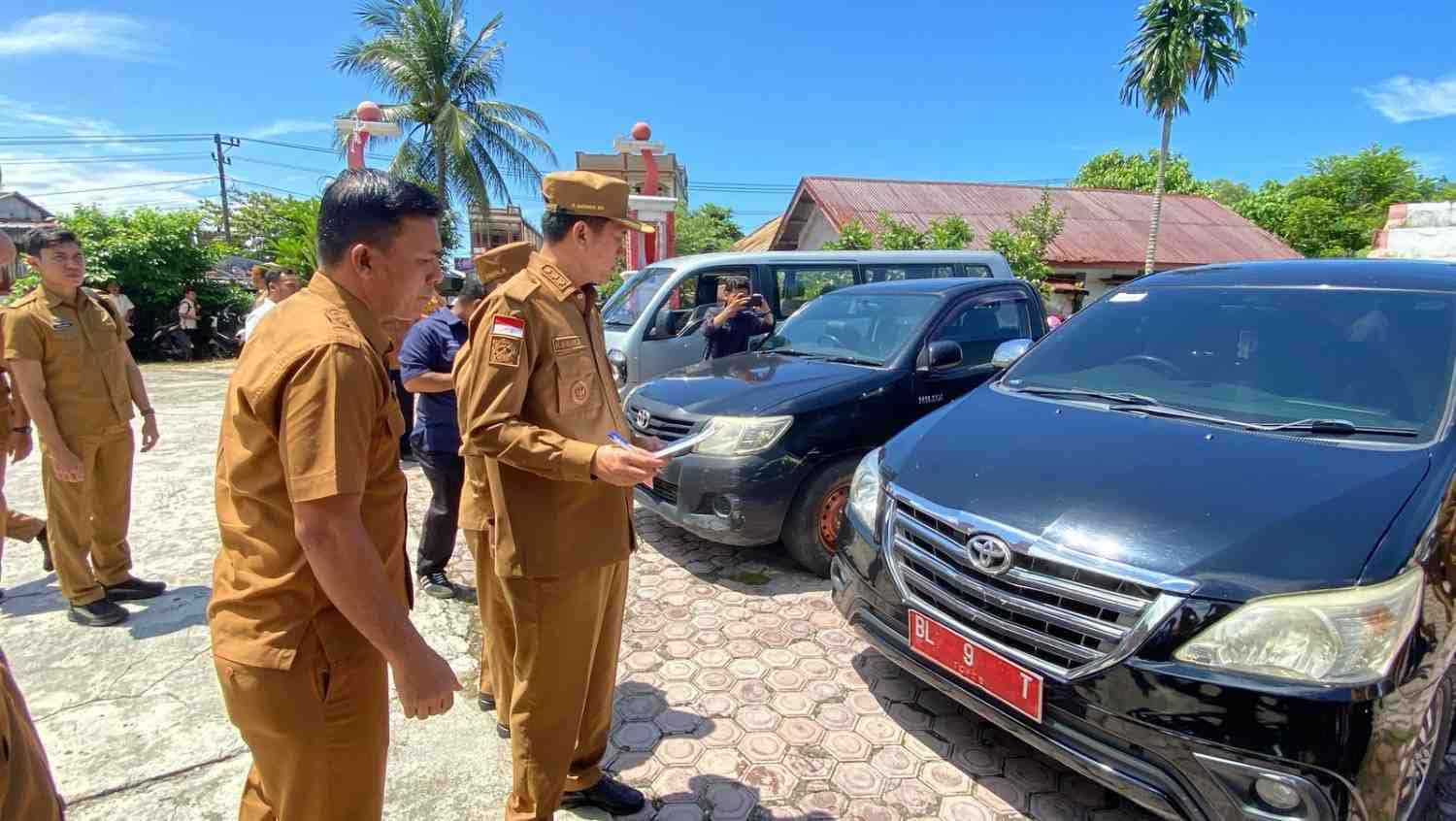 Optimalkan Penggunaan Aset Daerah, Bupati dan Wakil Bupati Aceh Selatan Gelar Apel Kendaraan Dinas