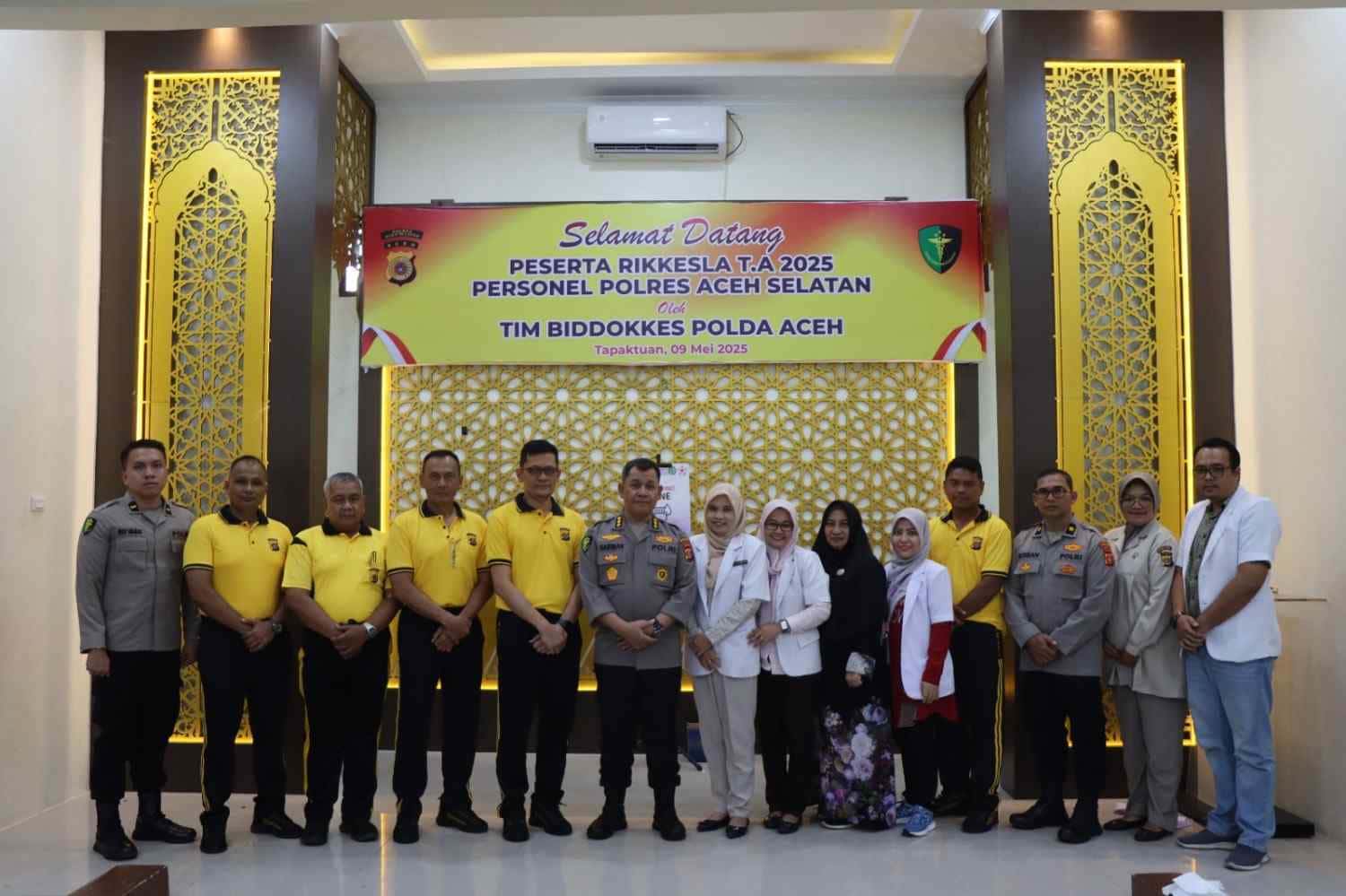 Polres Aceh Selatan Lakukan Pemeriksaan Kesehatan Berkala untuk Tingkatkan Kesehatan Personel