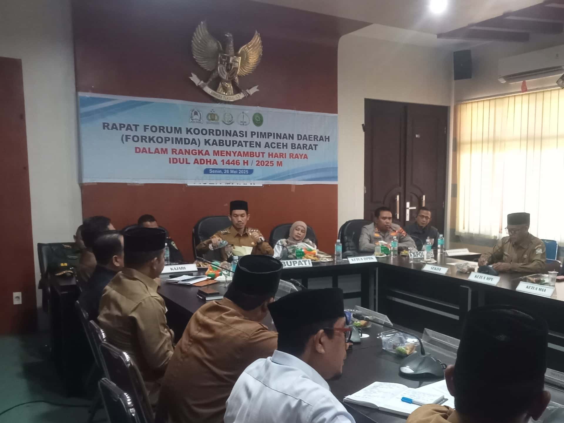 Pemkab Aceh Barat Lakukan Stabilitas Keamanan Daerah Menjelang Idul Adha 1446