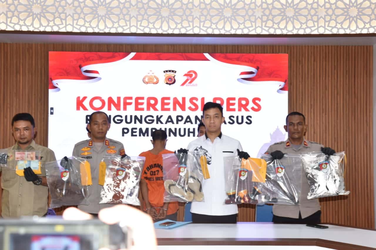 Polres Bireuen Berhasil Ungkap Kasus Pembunuhan, Pelaku Ternyata Orang Dekat Korban