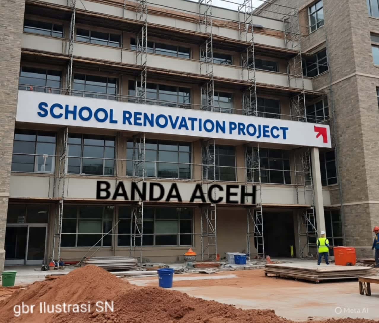 Tahun Ajaran Baru Dimulai Besok, Sejumlah Sekolah di Banda Aceh Masih Direnovasi, Dinas Pendidikan Bungkam