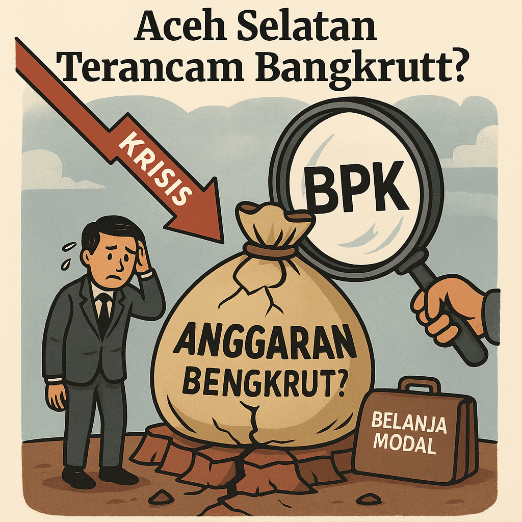 Realisasi Anggaran Aceh Selatan Kritis, Belanja Modal Nyaris Nol di Tengah Sorotan Tajam BPK