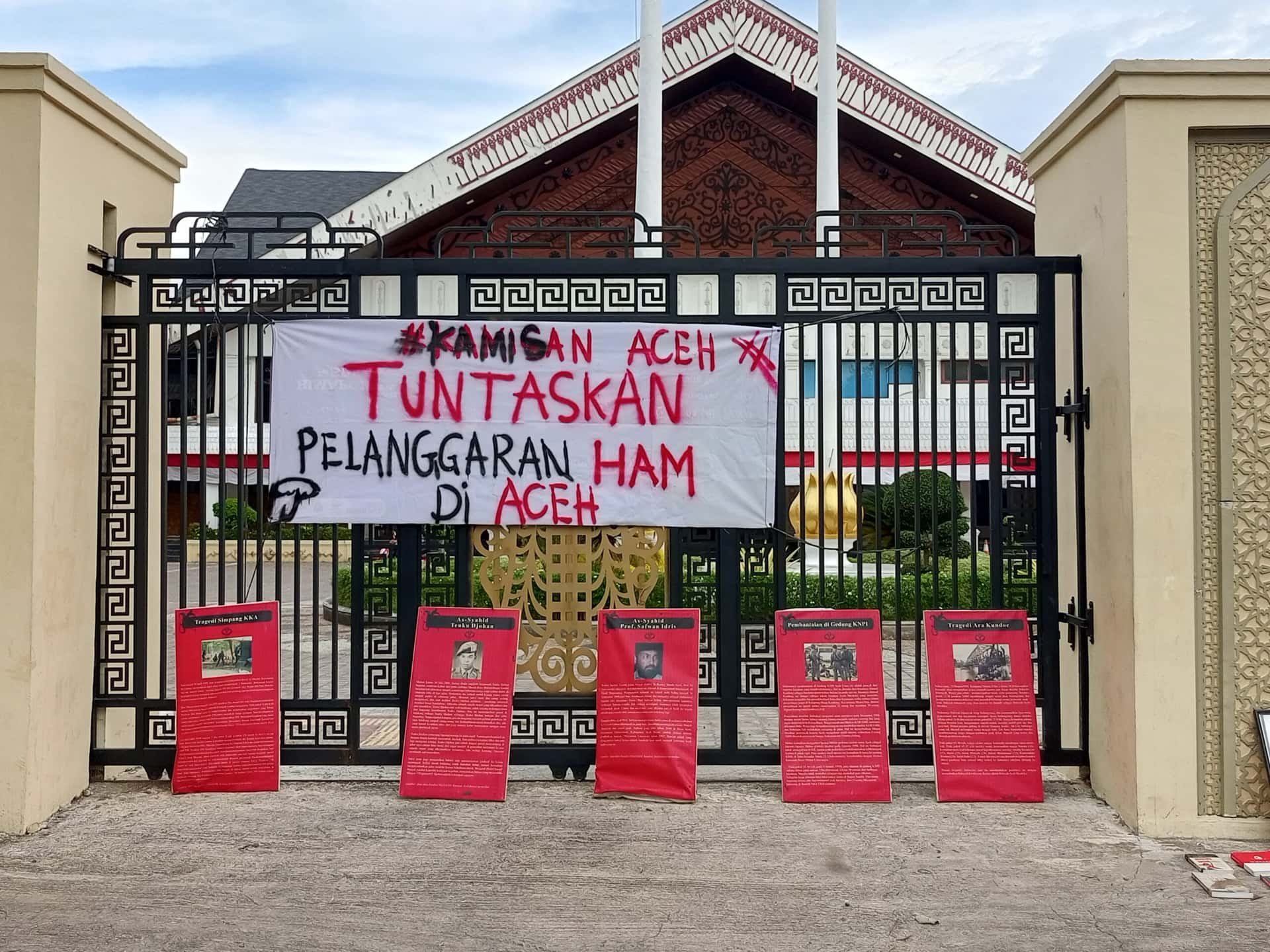20 Tahun Damai Aceh, Mahasiswa dan Korban Konflik Gelar Aksi Kamisan Tuntut Keadilan