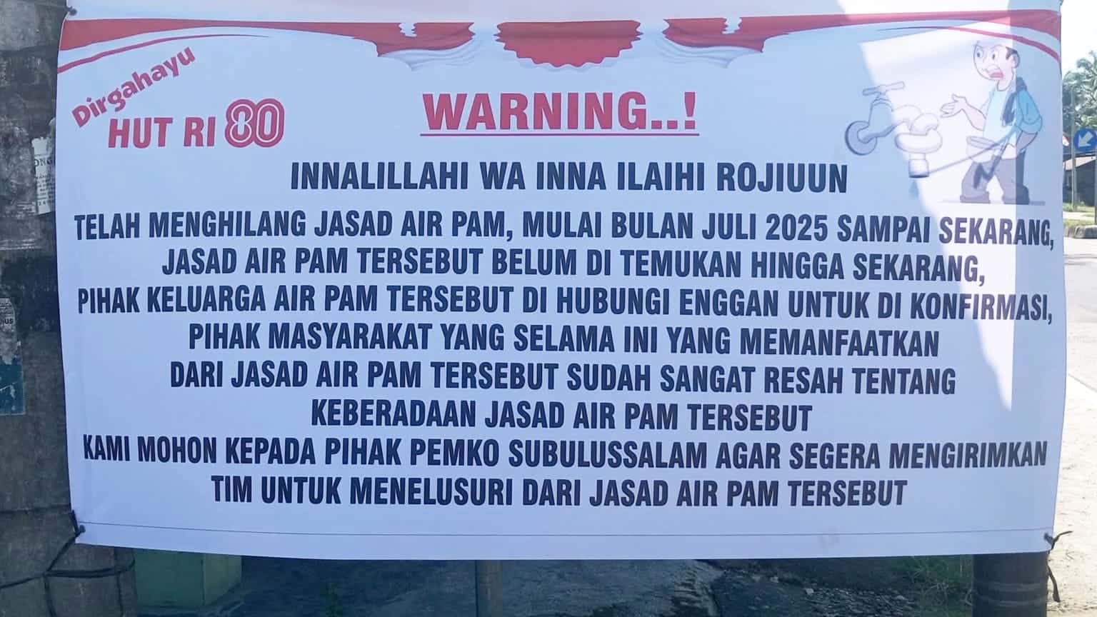 PDAM di Subulussalam Mati, Peralatan Terbatas