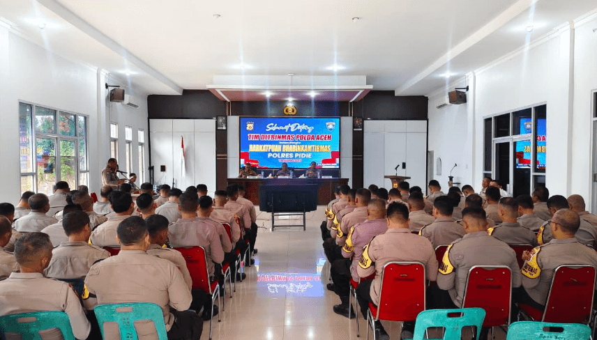 Tingkatkan Profesionalisme, Bhabinkamtibmas Polres Pidie Dapat Pelatihan dari Polda Aceh