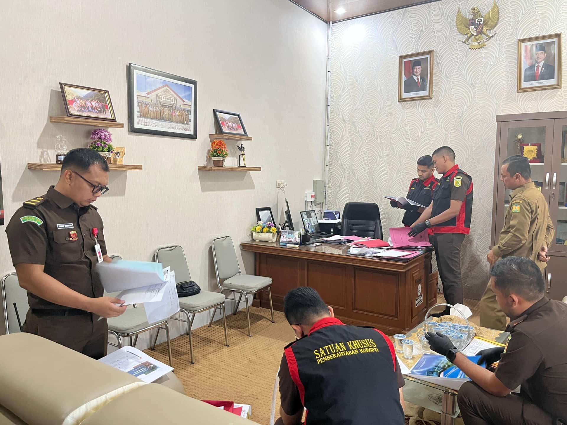 Dugaan Korupsi Perjalanan Dinas, Kejari Geledah Kantor Inspektorat Aceh Besar