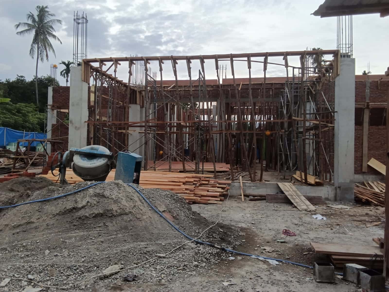 Proyek Penambahan Ruang Puskesmas Indrapuri Sudah Capai 22 Persen, Target Selesai Pertengahan Oktober