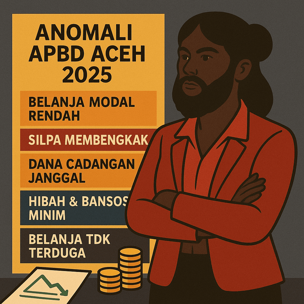 Bongkar Anomali APBA 2025, Belanja Modal Rendah, dan Inkonsistensi dana Cadangan Berisiko Maladministrasi