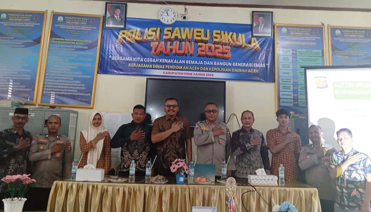 Ditbinmas Polda Aceh Laksanakan Program Saweu Sikula di Pidie dan Pidie Jaya