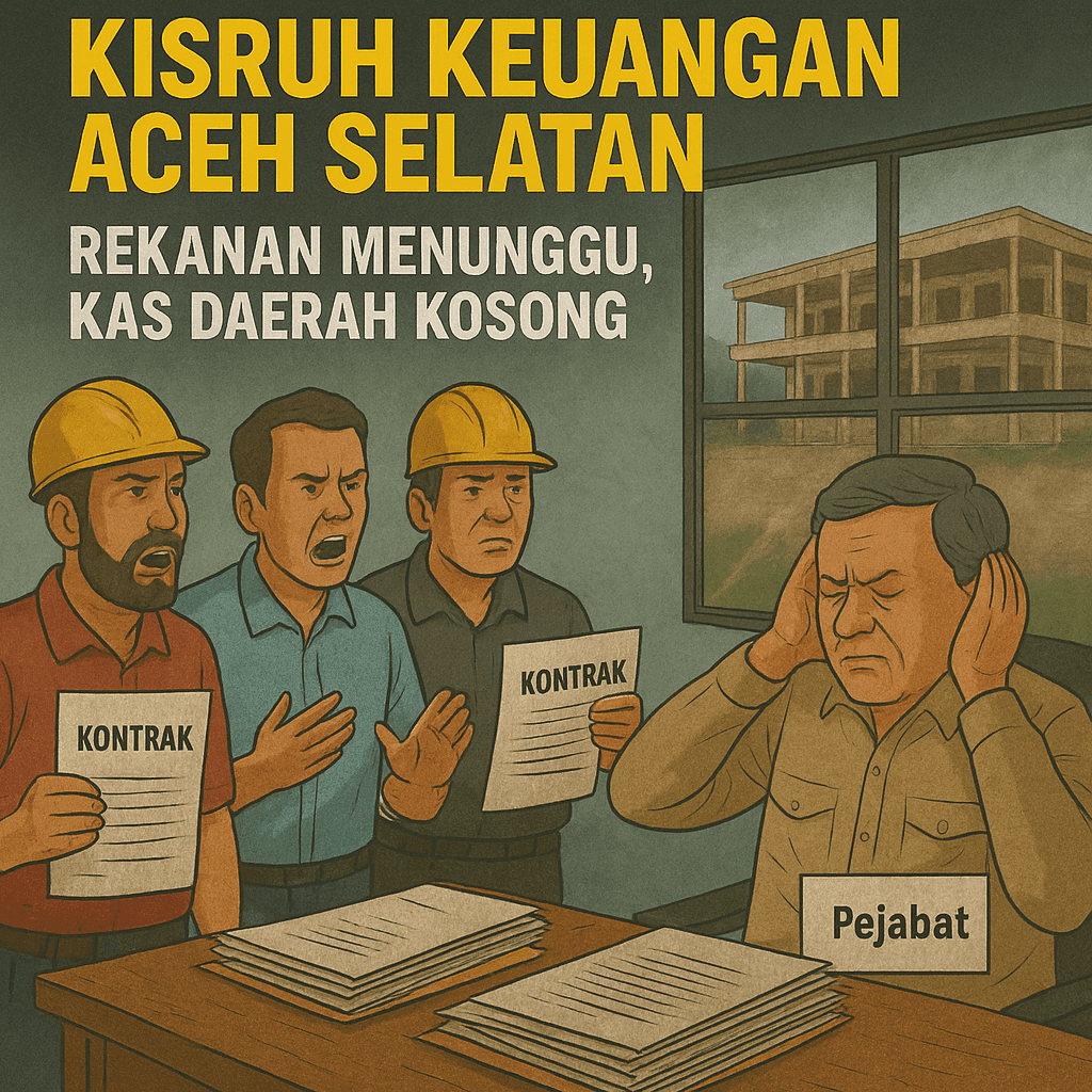 Beban Utang Daerah, dan Diamnya Rekanan: Borok Lama yang Membusuk di Keuangan Aceh Selatan