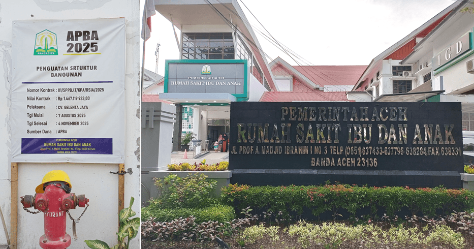 Pengerjaan Penguatan Struktur RSIA Capai 78 Persen, PPTK dan Pelaksana Optimis Selesai Tepat Waktu