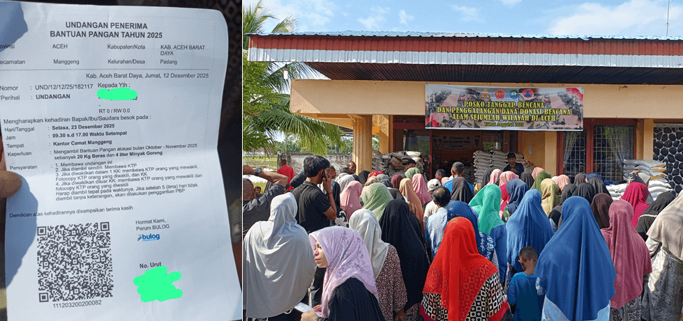 Distribusi Bantuan Pangan di Abdya Kacau Balau: Salah Tanggal Undangan hingga Spanduk “Salah Alamat”