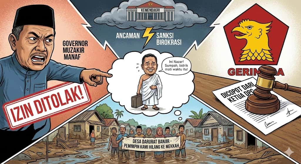 Badai Politik di Tengah Banjir: Nekat Pergi Tanpa Izin, Bupati Aceh Selatan “BLUNDER LAGI” Dicopot Partai hingga Disentil Kemendagri