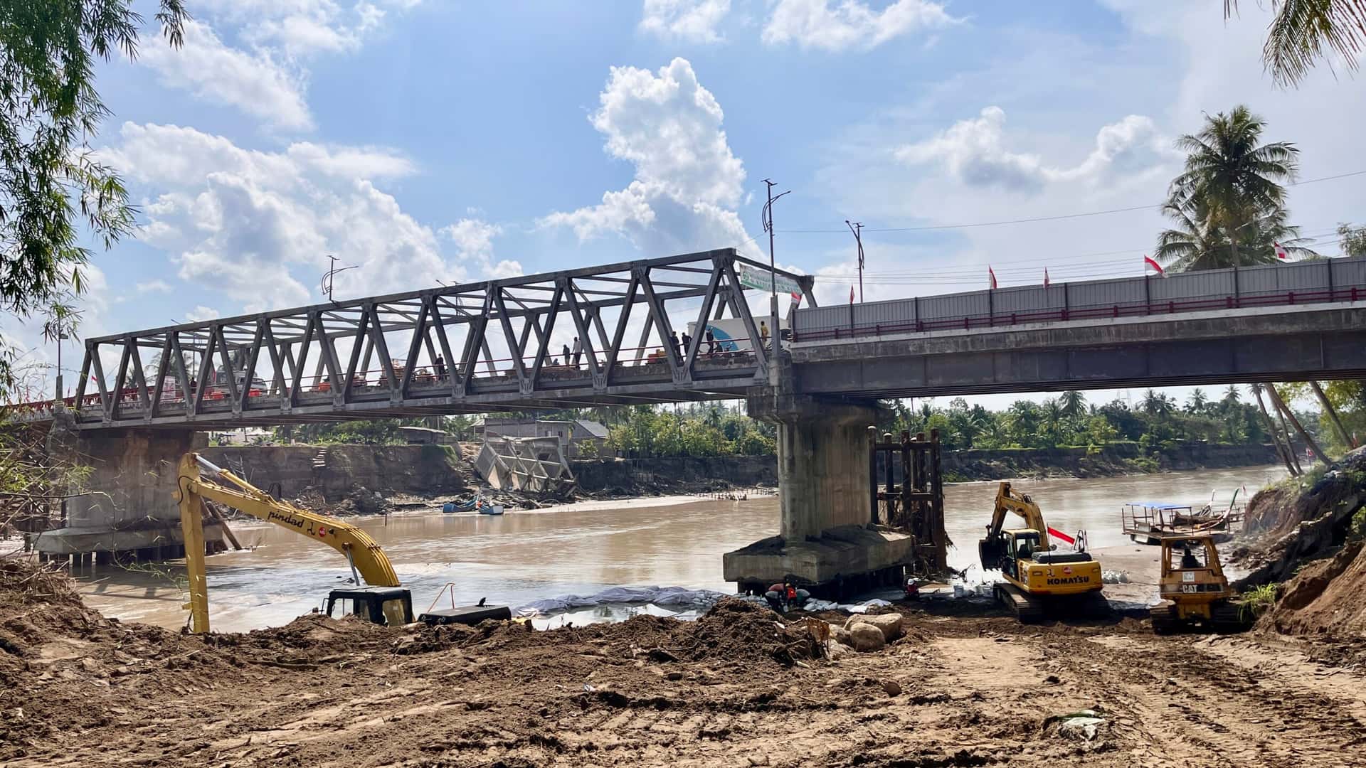 Gantikan Struktur yang Amblas, Pembangunan Jembatan Permanen Krueng Tingkeum Mulai Masuki Tahap Investigasi Tanah