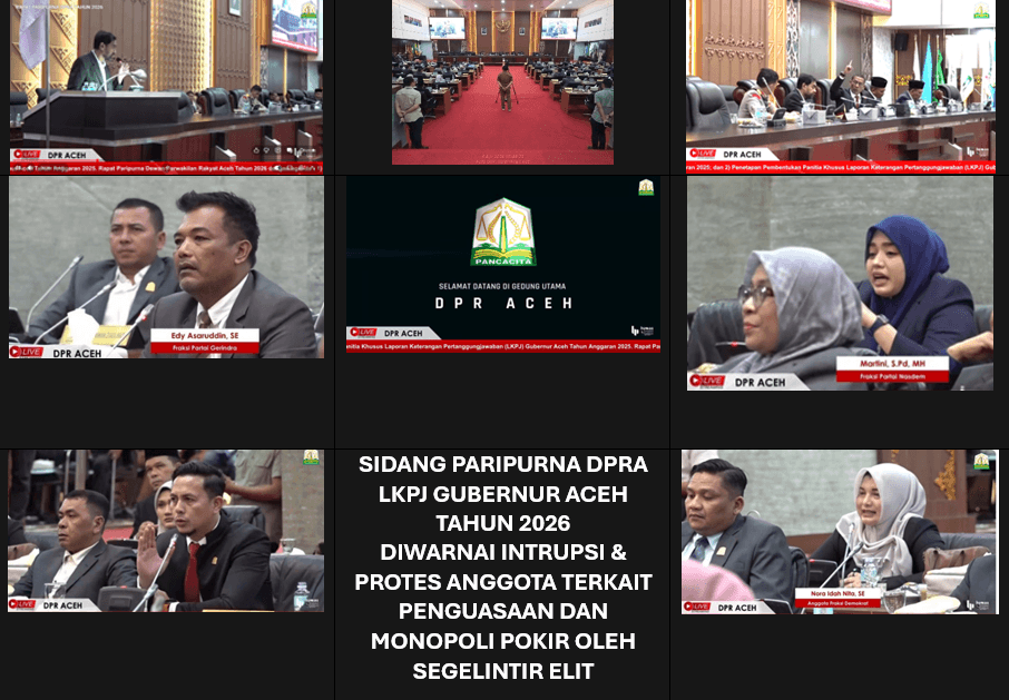 PERANGKAP HUKUM DI BALIK APBA 2026: Skenario “Cuci Tangan” Pimpinan Dewan Ancaman Pidana bagi Gubernur Aceh