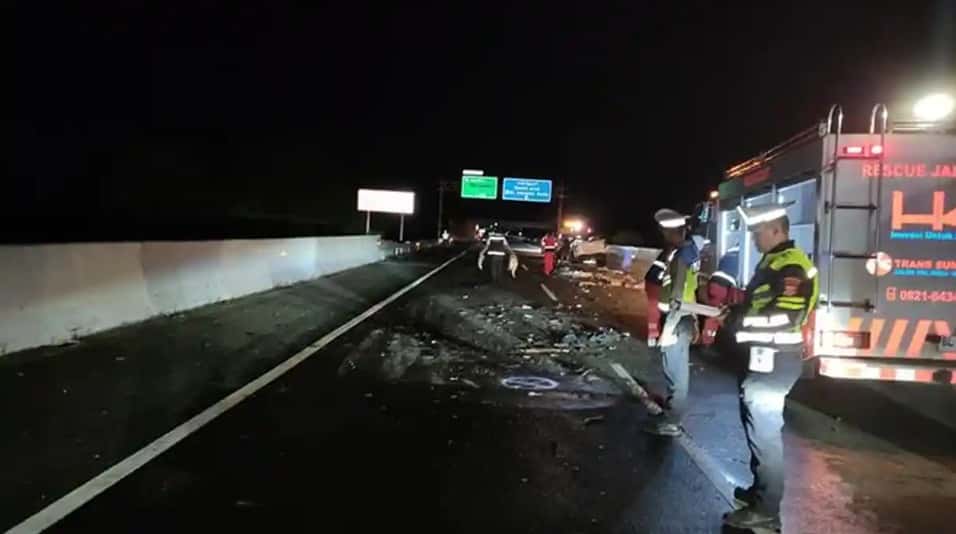 Lakalantas di Tol Sibanceh, Istri Tgk Anwar Meninggal