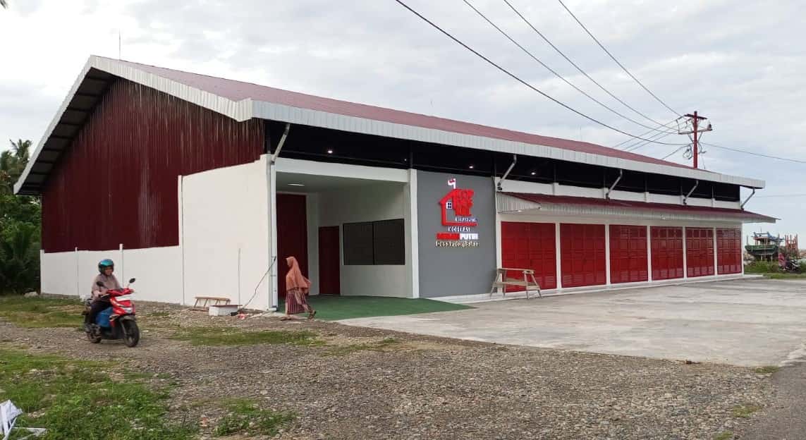 Pembangunan Rampung, Gedung Koperasi Merah Putih Padang Bakau Ditargetkan Fungsional Agustus